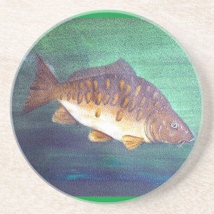 Mirror carp coaster