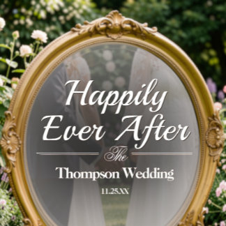 Mirror Decal - DIY Romantic Wedding Decoration