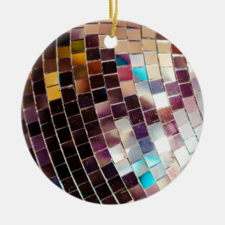 Mirror Disco Ball Ceramic Tree Decoration