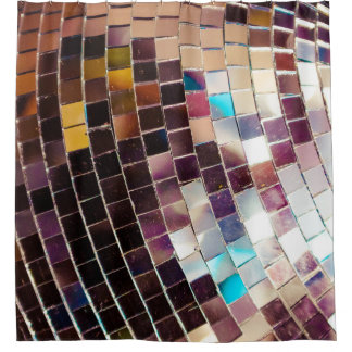 Mirror Disco Ball Shower Curtain