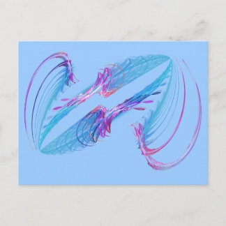 Mirror feathers postcard