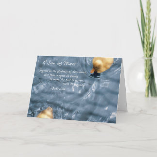 ...mirror forth My beauty - Ducks Card