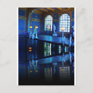 Mirror Image Hearst Castle Indoor Pool Postcard