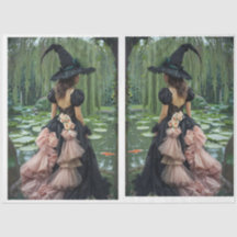 Mirror image Willow Witch2 Tissue Paper