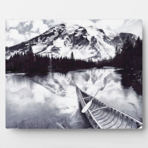 Mirror Lake and Mountains Plaque