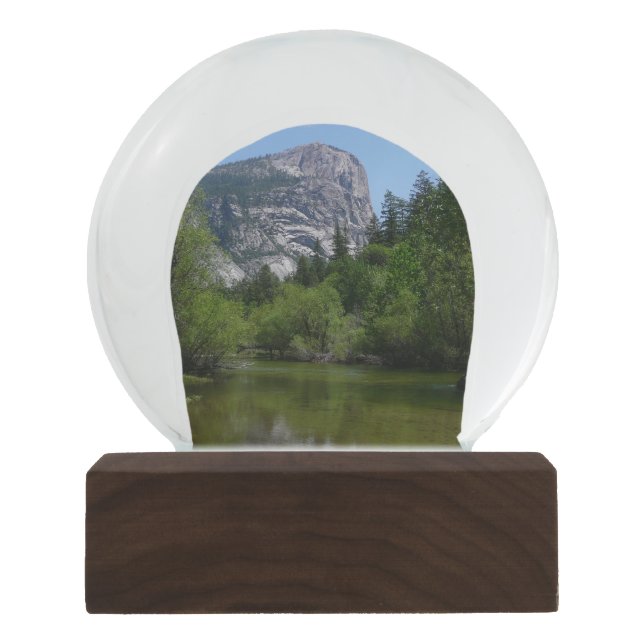 Mirror Lake I in Yosemite National Park Snow Globe (Front)