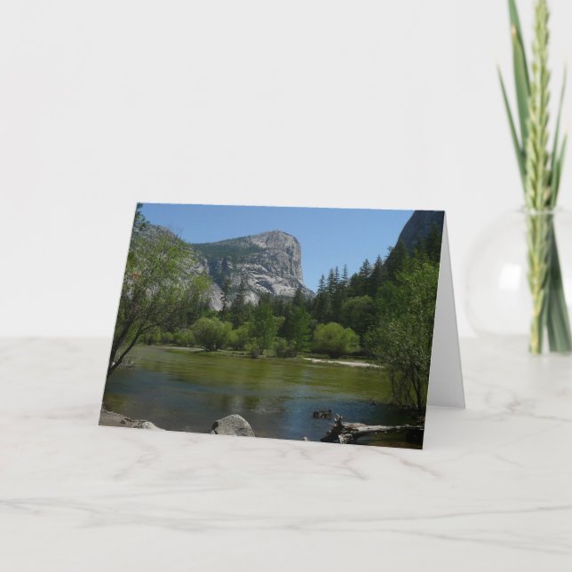 Mirror Lake II in Yosemite National Park Card (Front)