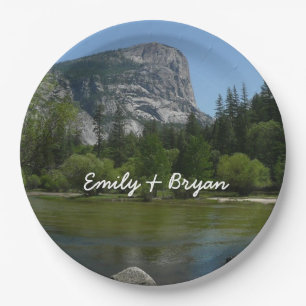 Mirror Lake II in Yosemite National Park Paper Plate