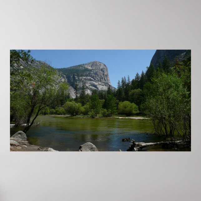 Mirror Lake II in Yosemite National Park Poster (Front)