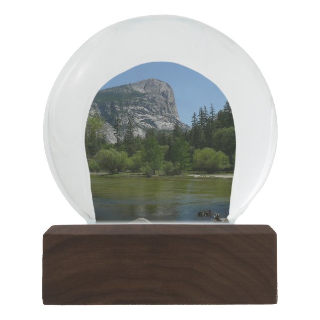 Mirror Lake II in Yosemite National Park Snow Globe (Front)