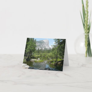 Mirror Lake View in Yosemite National Park Card