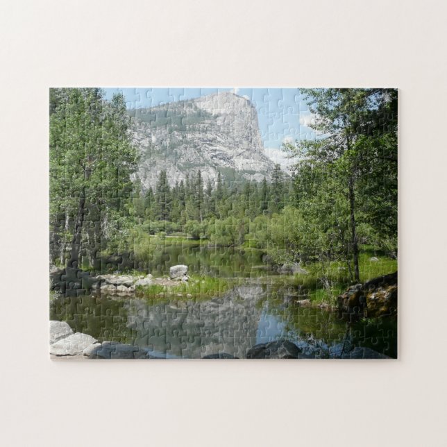 Mirror Lake View in Yosemite National Park Jigsaw Puzzle (Horizontal)
