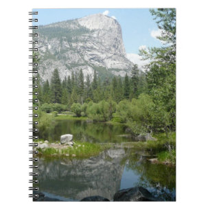 Mirror Lake View in Yosemite National Park Notebook