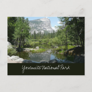 Mirror Lake View in Yosemite National Park Postcard