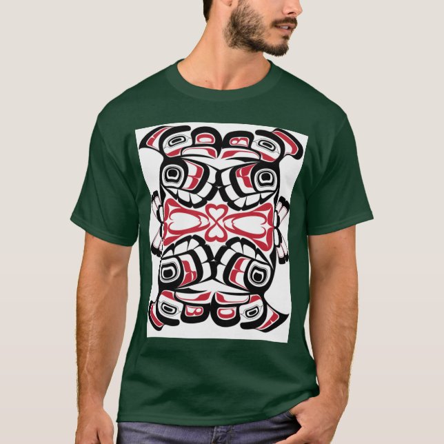 Mirror love birds Oversized T-Shirt (Front)