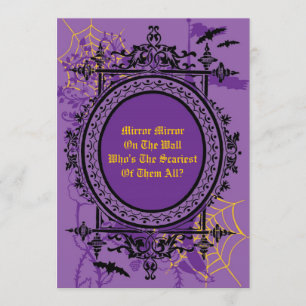 Mirror Mirror Halloween InvitationInvitation Invitation