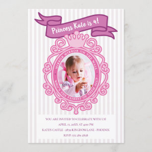 Mirror Mirror Princess Birthday Party Invitation