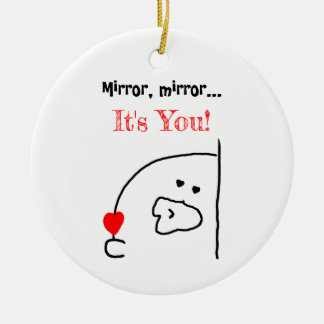 Mirror, Mirror... You're Captivating! | Charming Ceramic Tree Decoration