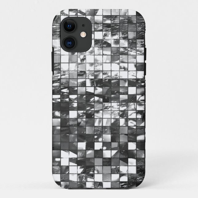 Mirror Mosaic Effect Abstract Case-Mate iPhone Case (Back)