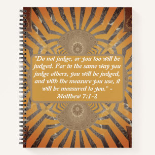 Mirror of Judgment: Matthew 7:1-2 in Perspective Notebook