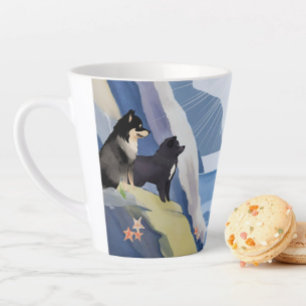 MIRROR OF THE SEA Lapphund  Latte Mug