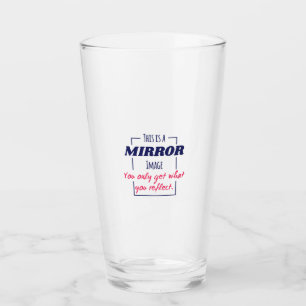 Mirror Reflection Mindset Motivational Design Glass