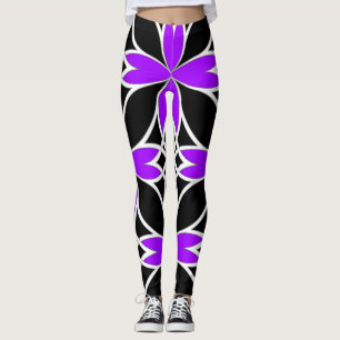 Mirrored Celtic ( Purple Invert ) Leggings
