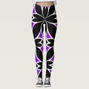 Mirrored Celtic ( Purple ) Leggings