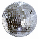 Mirrored Disco Ball 1 Sculpture Standing Photo Sculpture<br><div class="desc">Acrylic photo sculpture of a mirrored Disco ball. This is a great party decor piece that can be used most anywhere, even in a centerpiece! See matching acrylic photo sculpture pin, keychain, magnet and ornament. See the entire Disco 70s Photo Sculpture collection in the DECOR | Props & Centerpieces section....</div>
