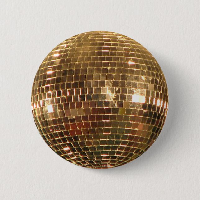 Mirrored Disco Ball 2 6 Cm Round Badge (Front)