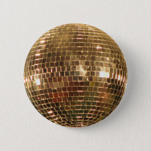 Mirrored Disco Ball 2 6 Cm Round Badge