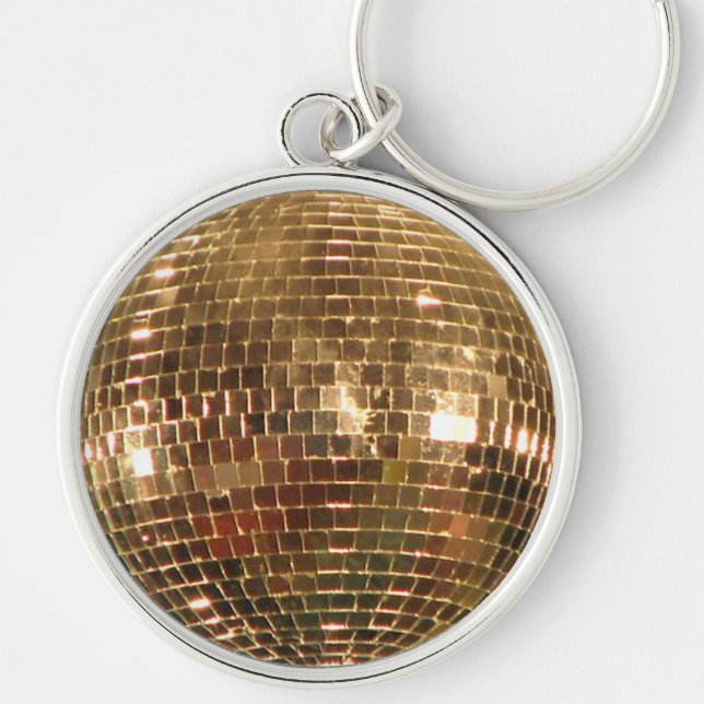 Mirrored Disco Ball 2 Key Ring (Front)