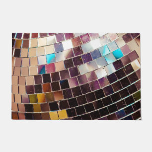 Mirrored Disco Ball Doormat