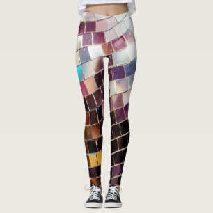 Mirrored Disco Ball Leggings