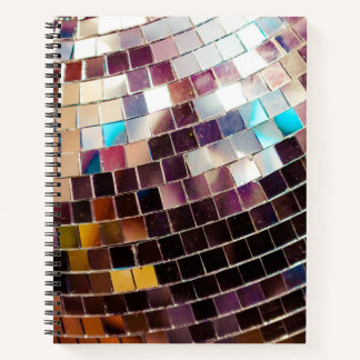 Mirrored Disco Ball Notebook