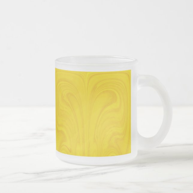 Mirrored Ocean Glass Mug - Abstract (Right)