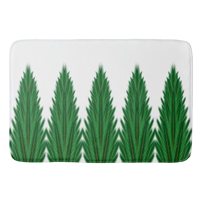 Mirrored Pines Bath Mat (Front)