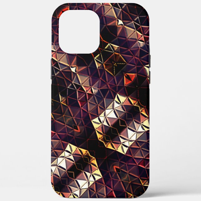 Mirroring of triangles generating strange shapes   Case-Mate iPhone case (Back)