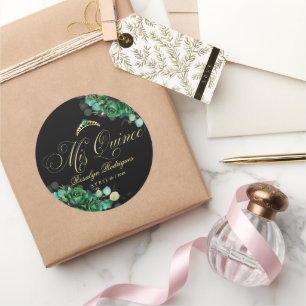 Mis Quince  Classic Round Sticker