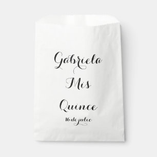Mis Quince favour bags- Customise for your event Bags