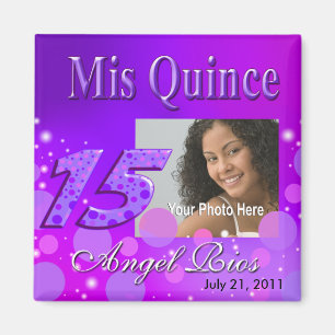 Mis Quince I Photo Party Magnet