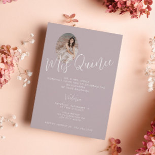 Mis Quince Pink Photo 15th Birthday quinceañera  Invitation