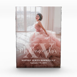 Mis XV Años Quinceañera Keepsake 15th Birthday Photo Block