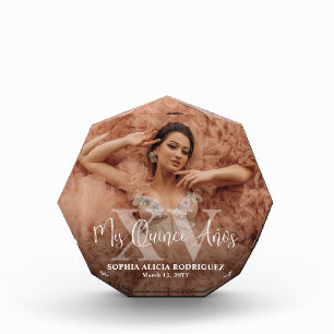 Mis XV Años Quinceañera Keepsake 15th Birthday Photo Block