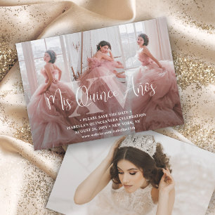 Mis XV Quinceañera Photo Collage 15th Birthday Save The Date