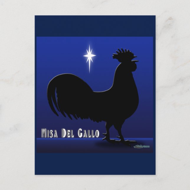 Misa Del Gallo Postcard (Front)