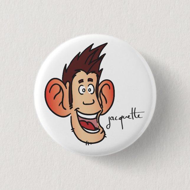 misadventure fabulous jacquette 3 cm round badge (Front)