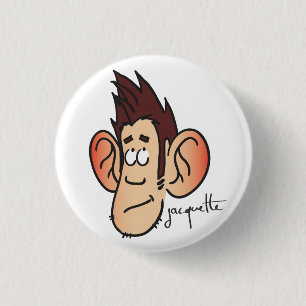 misadventure jacquette eyes with the sky 3 cm round badge