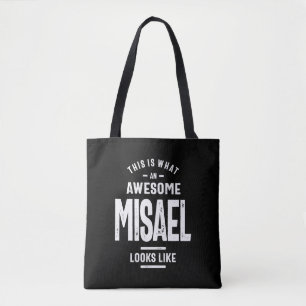 Misael Personalised Name Birthday Tote Bag