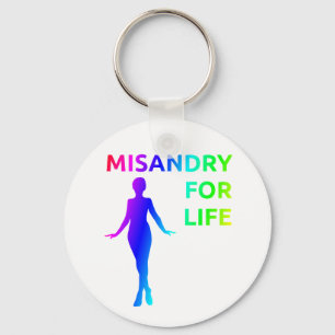 "Misandry for Life" keychain